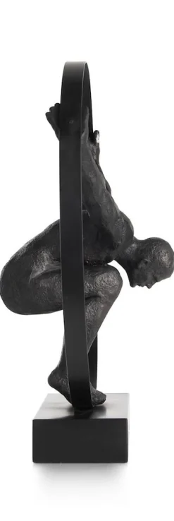 Coco Maison Beeld Circle Man 58cm Zwart