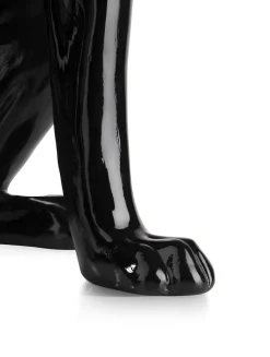 Coco Maison Beeld Sitting Leo 47cm Zwart