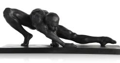 Coco Maison Beeld Stretching 19cm Zwart