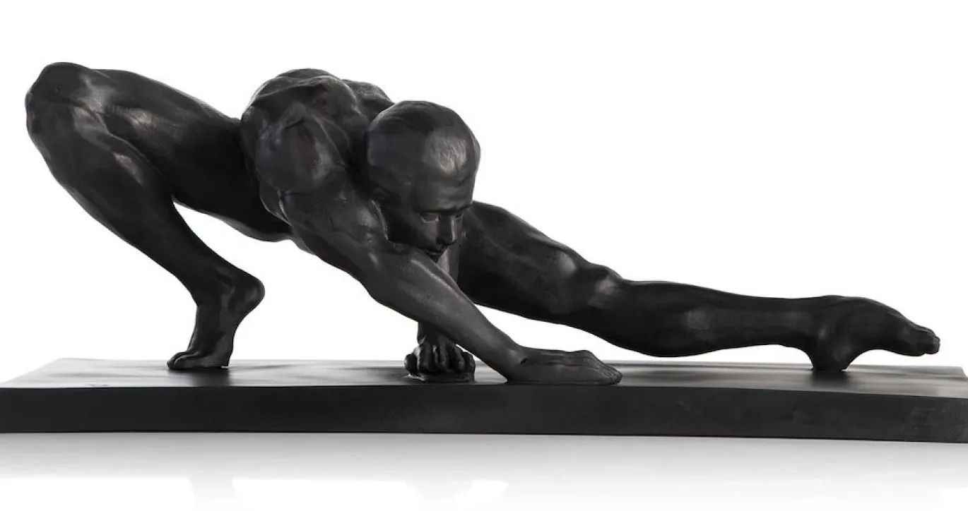 Coco Maison Beeld Stretching 19cm Zwart