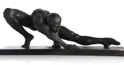 Coco Maison Beeld Stretching 19cm Zwart