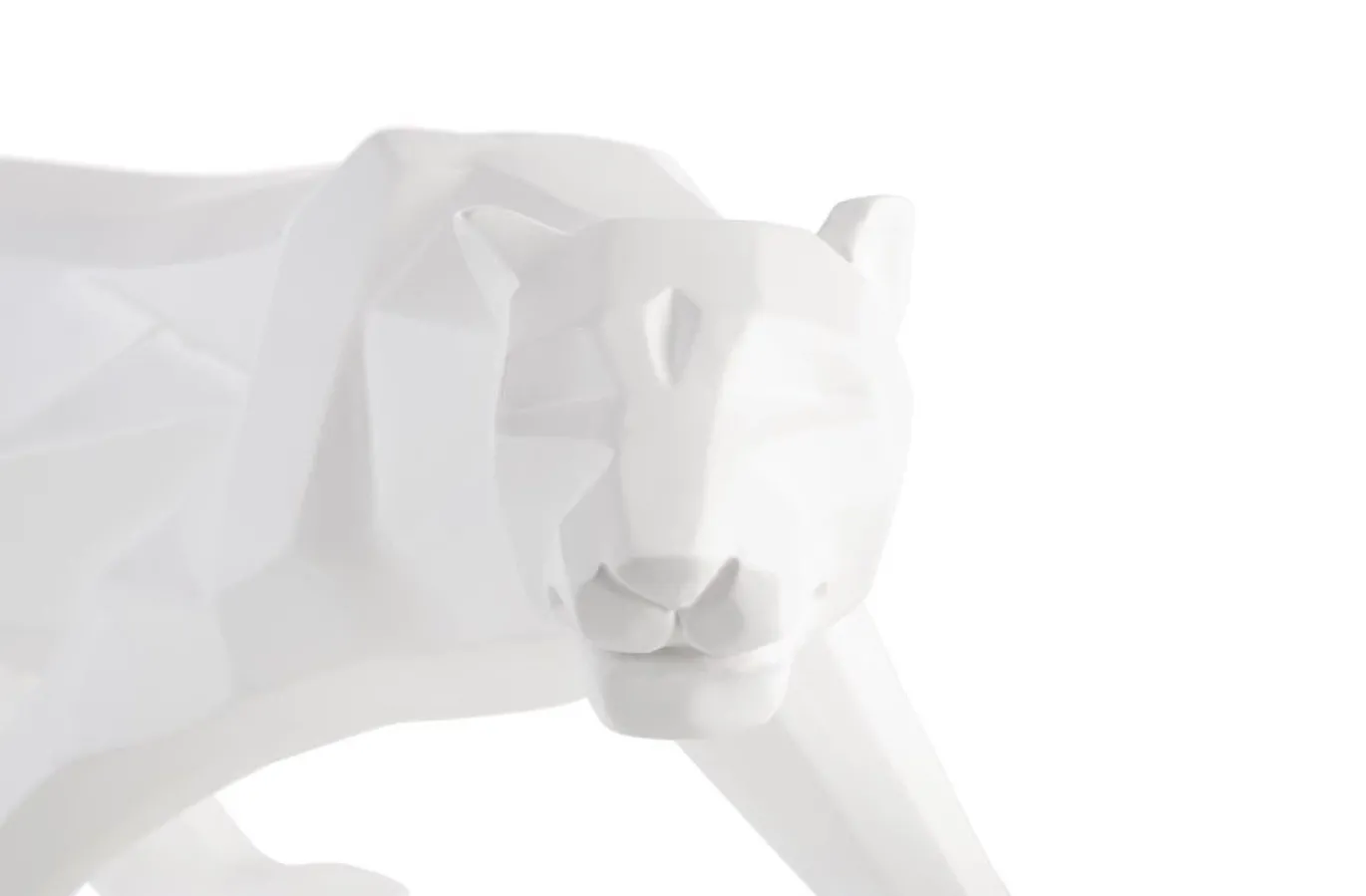 Coco Maison Beeld Walking Leo 23,5cm Wit