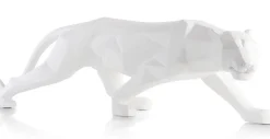 Coco Maison Beeld Walking Leo 23,5cm Wit
