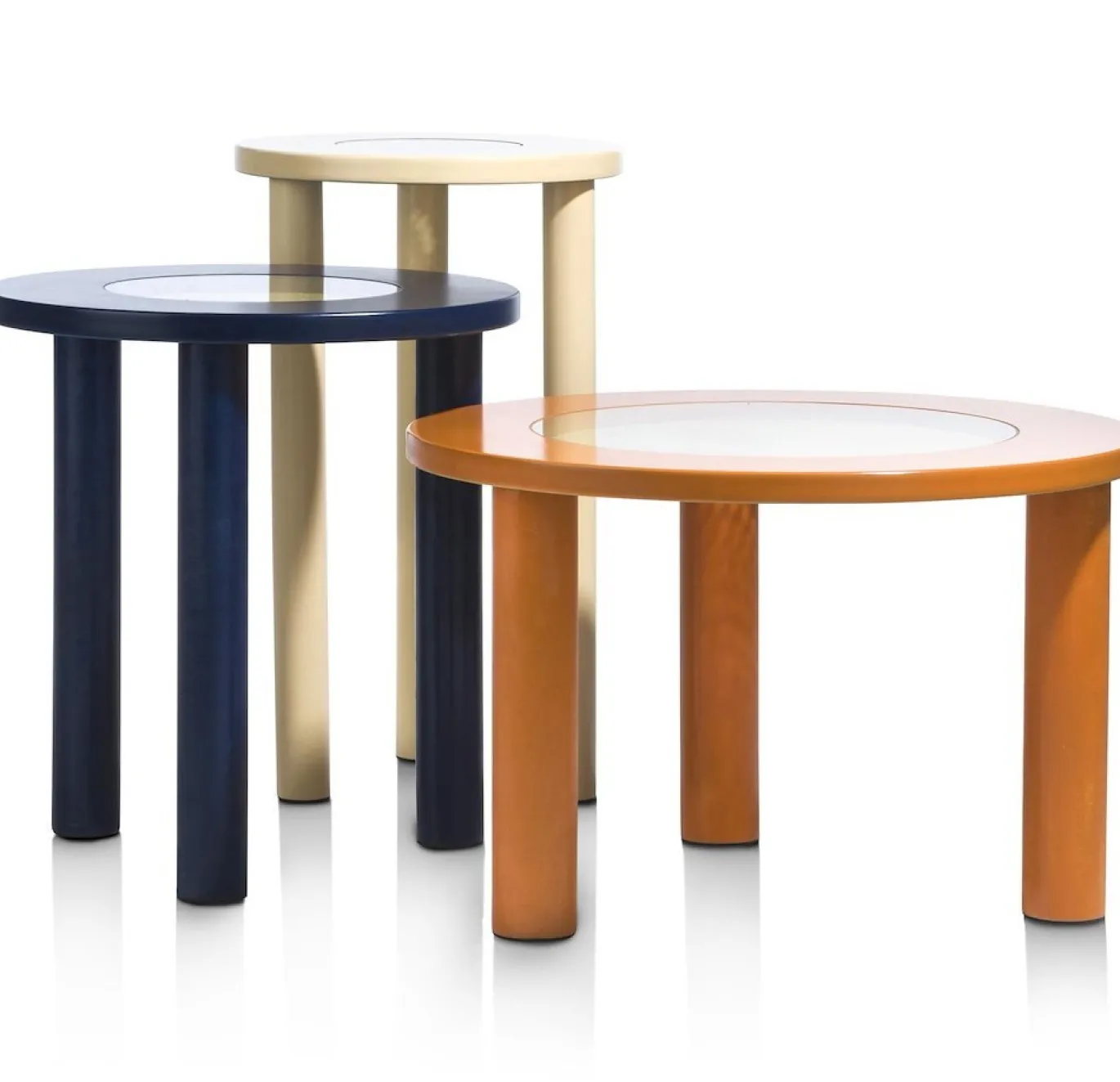 Coco Maison Bijzettafel Billy 50cm Blauw