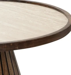 Coco Maison Bijzettafel Cleo Bruin Ø60cm
