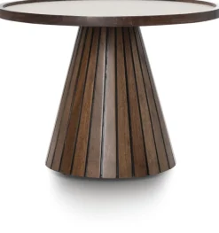 Coco Maison Bijzettafel Cleo Bruin Ø60cm