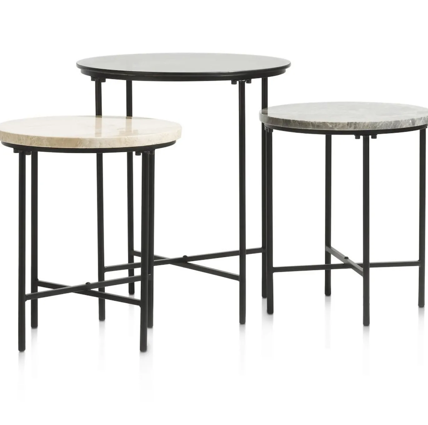 Coco Maison Bijzettafel Colton 40cm Beige