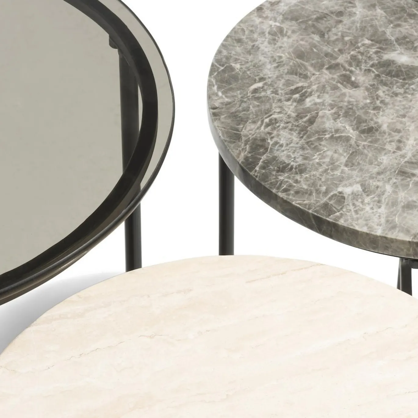 Coco Maison Bijzettafel Colton 40cm Beige