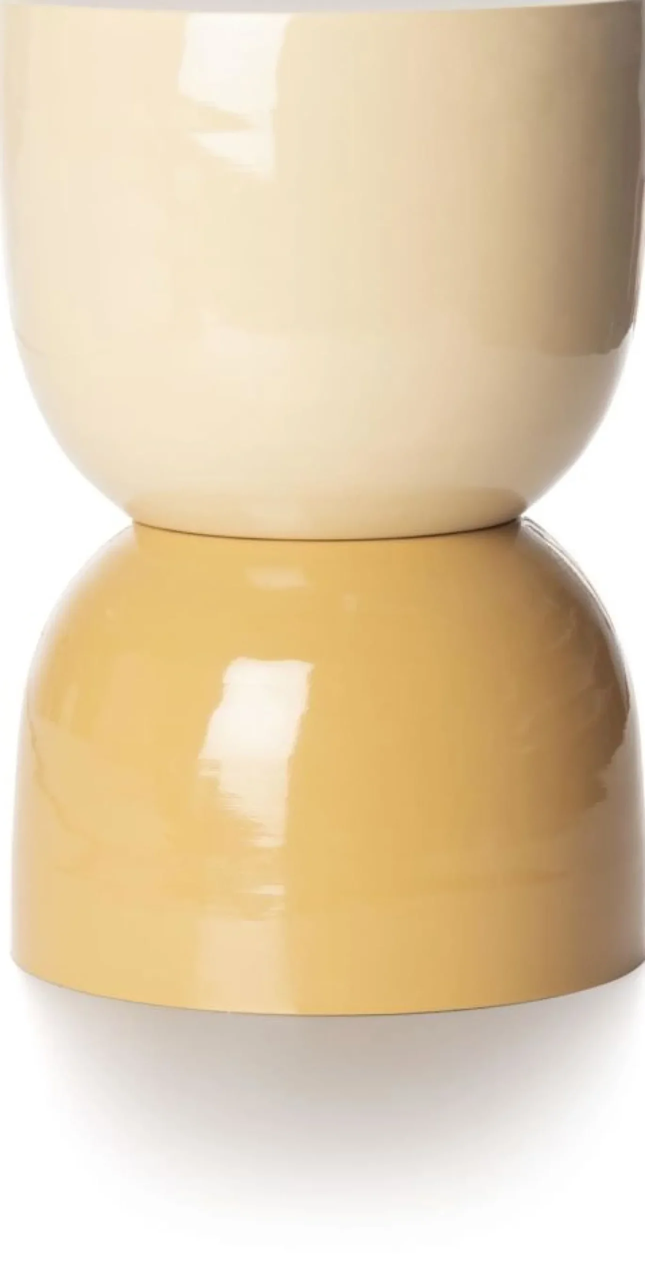 Coco Maison Bijzettafel Pleun Geel Ø32cm