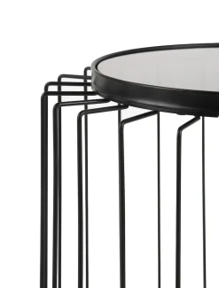 Coco Maison Bijzettafel Riv Ø45cm Zwart