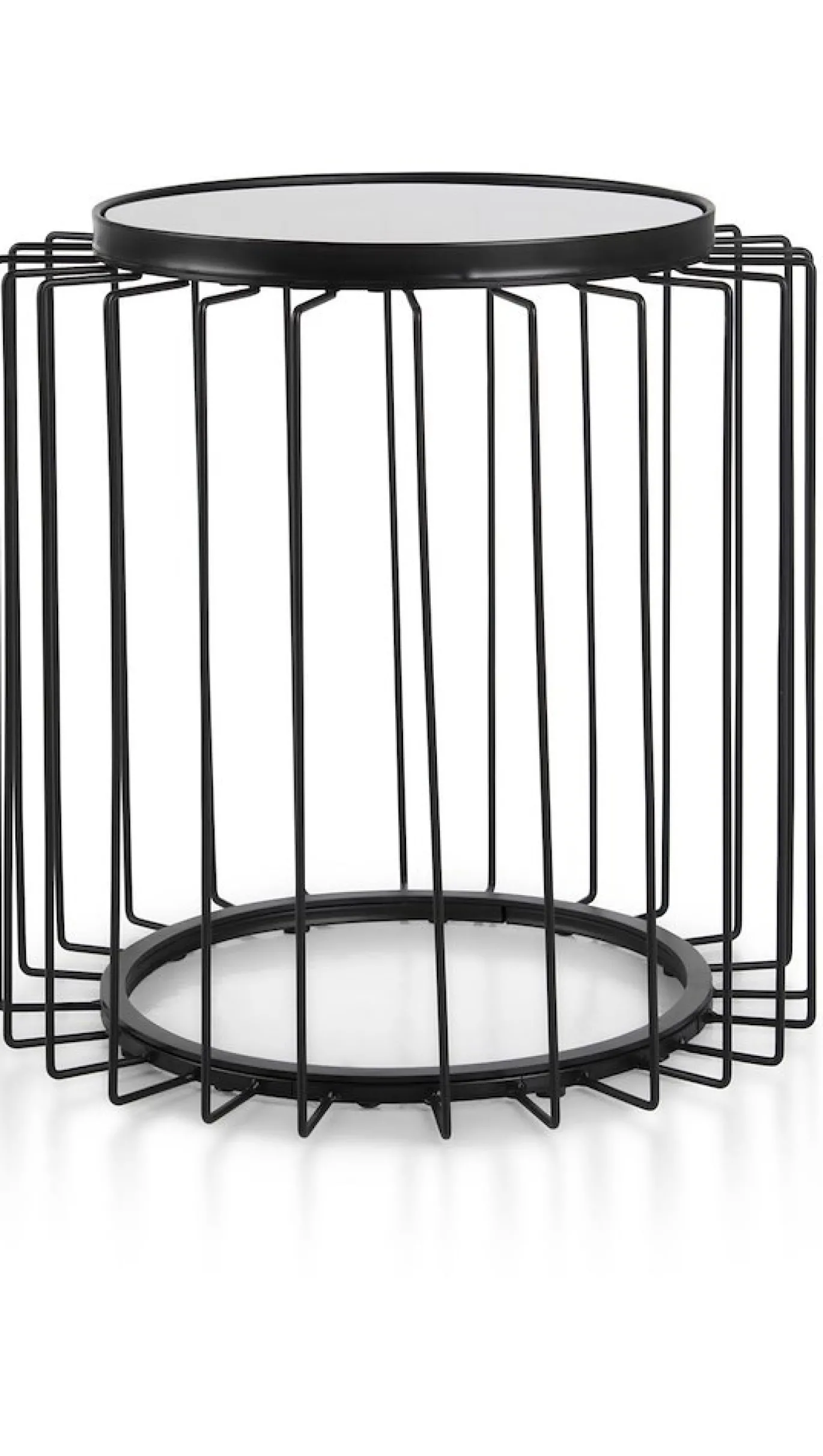 Coco Maison Bijzettafel Riv Ø45cm Zwart