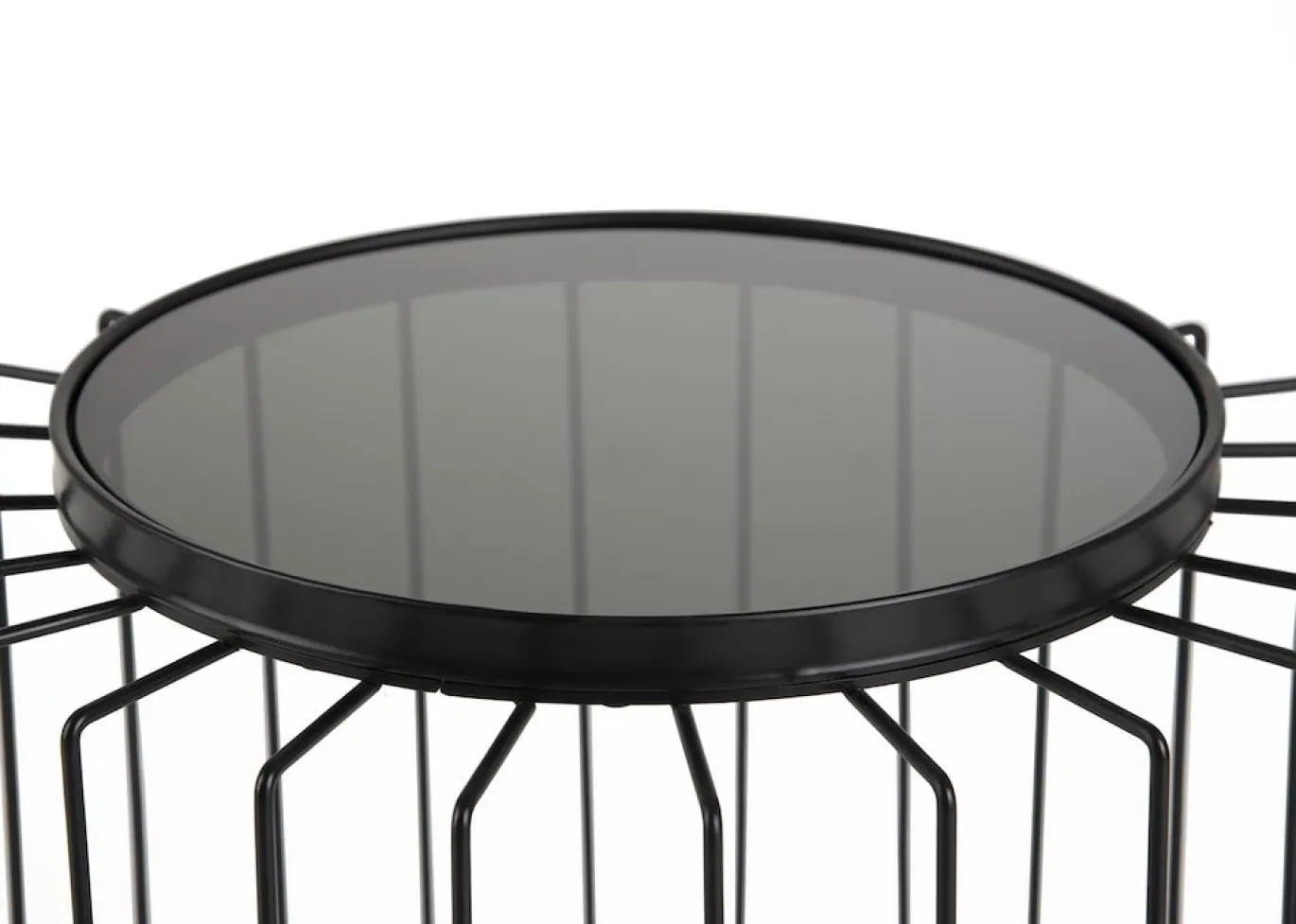 Coco Maison Bijzettafel Riv Ø45cm Zwart