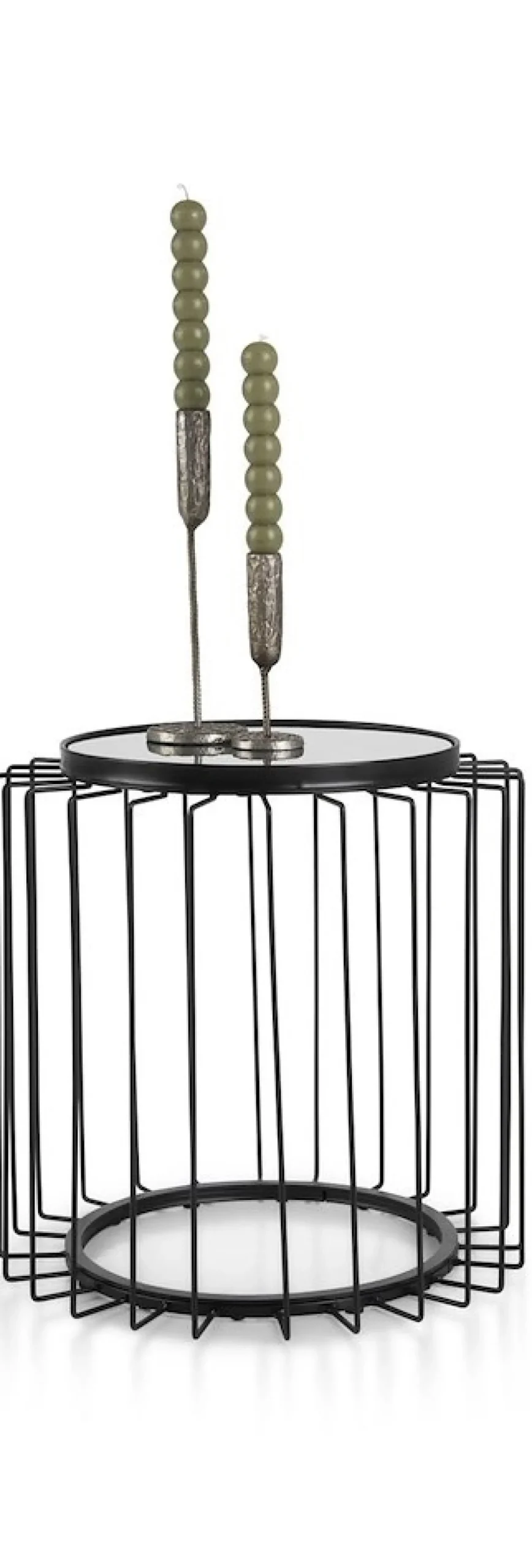Coco Maison Bijzettafel Riv Ø45cm Zwart