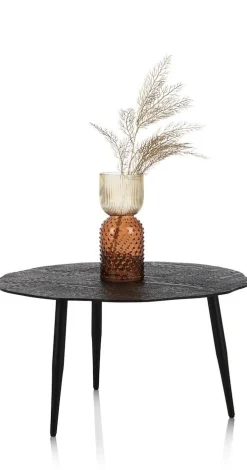 Coco Maison Bijzettafel Vica Ø70cm Zwart