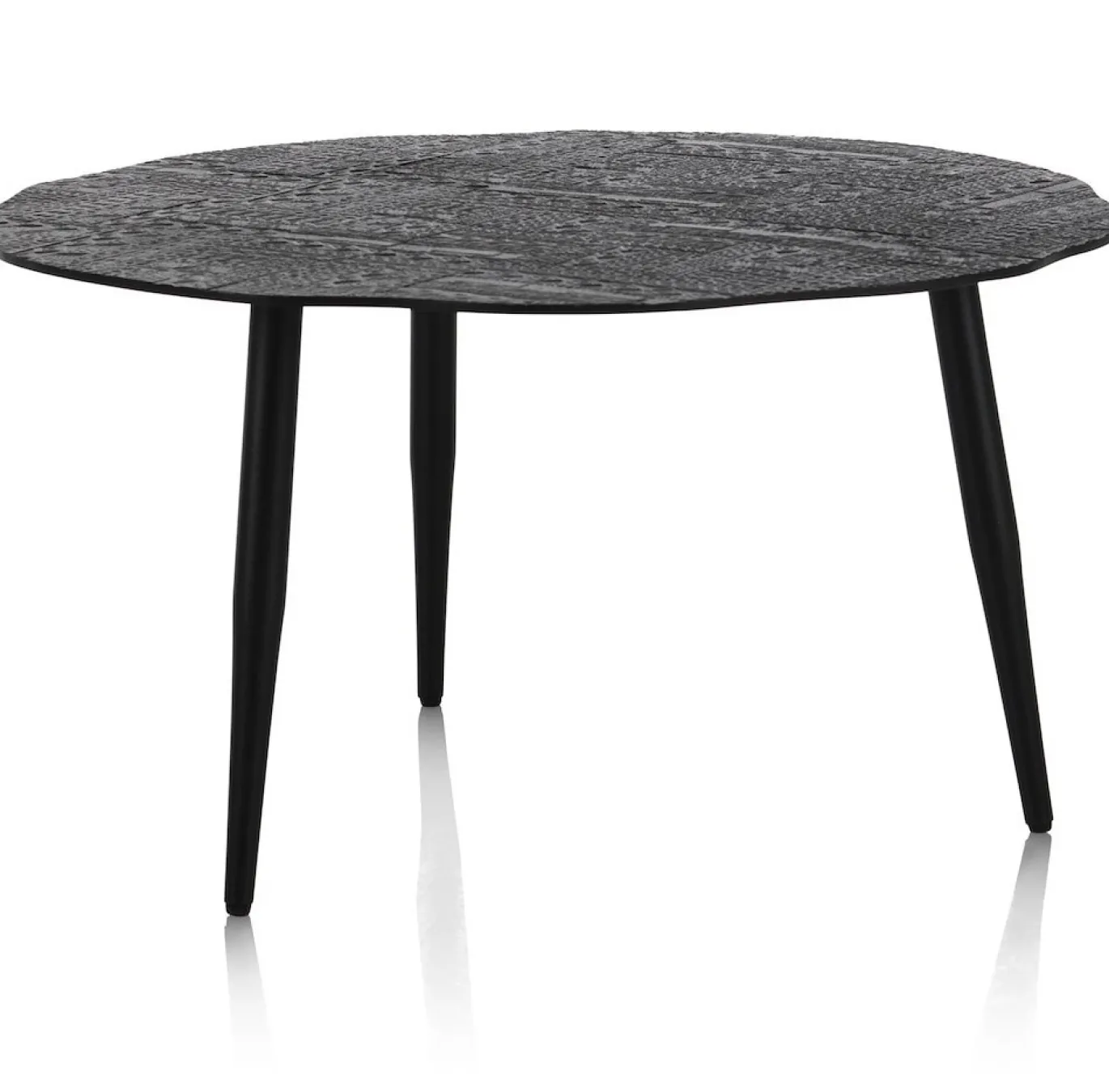 Coco Maison Bijzettafel Vica Ø70cm Zwart