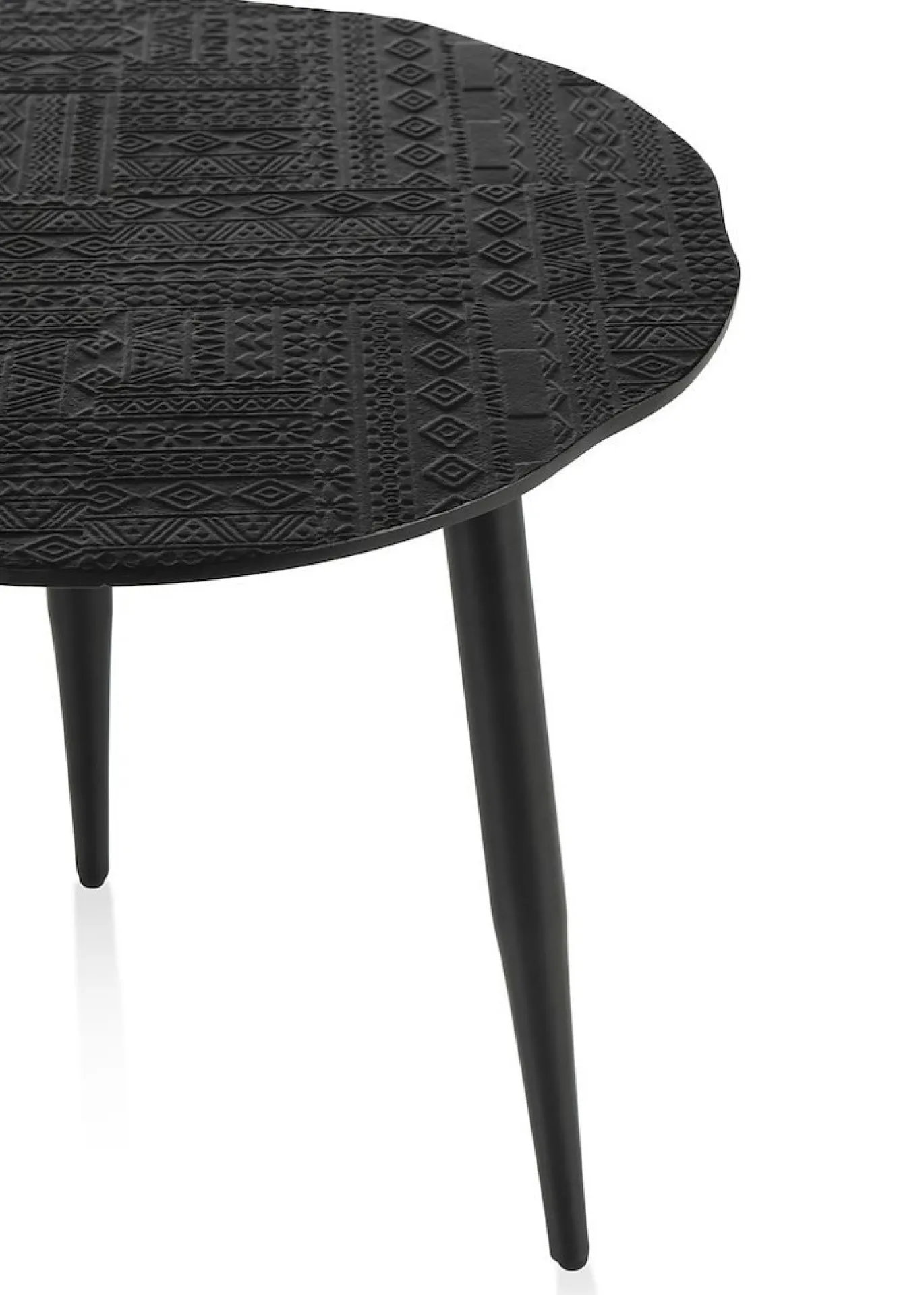 Coco Maison Bijzettafel Vica Ø70cm Zwart