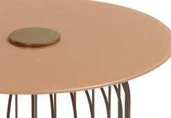 Coco Maison Bijzettafel Zora Oranje Ø40cm