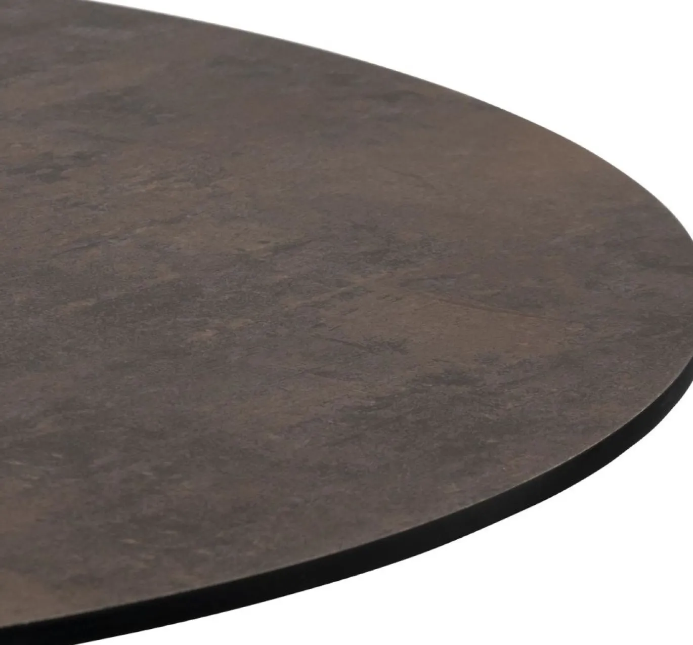 Coco Maison Bistrotafel Brest Steen Roest/Zwart Ø80cm