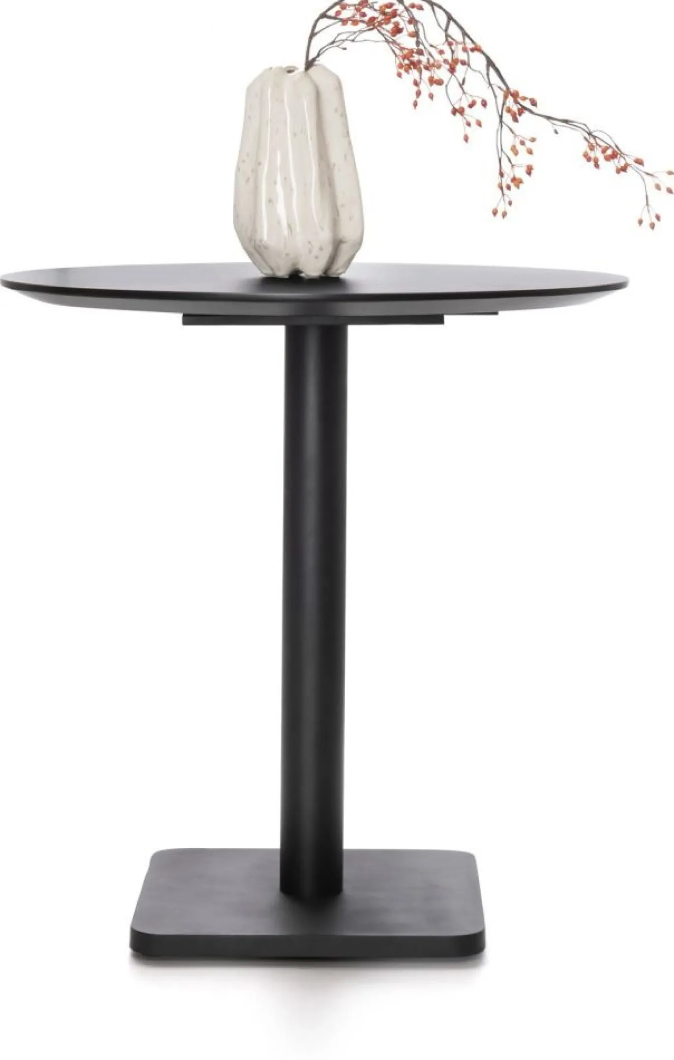 Coco Maison Bistrotafel Brest Marmer Onyx/Zwart Ø80cm