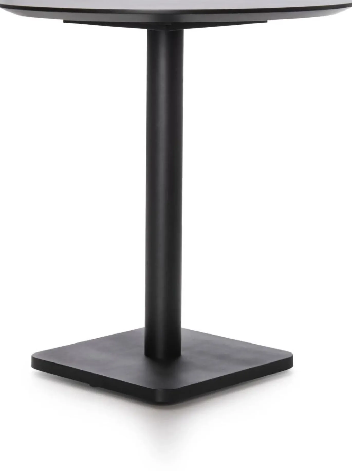 Coco Maison Bistrotafel Brest Marmer Lichtgrijs/Zwart Ø80cm