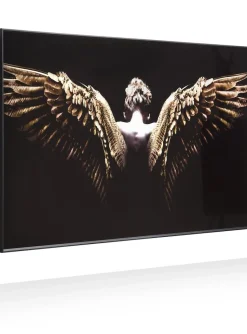 Coco Maison Fotoschilderij Angel Wings 80x150cm Zwart
