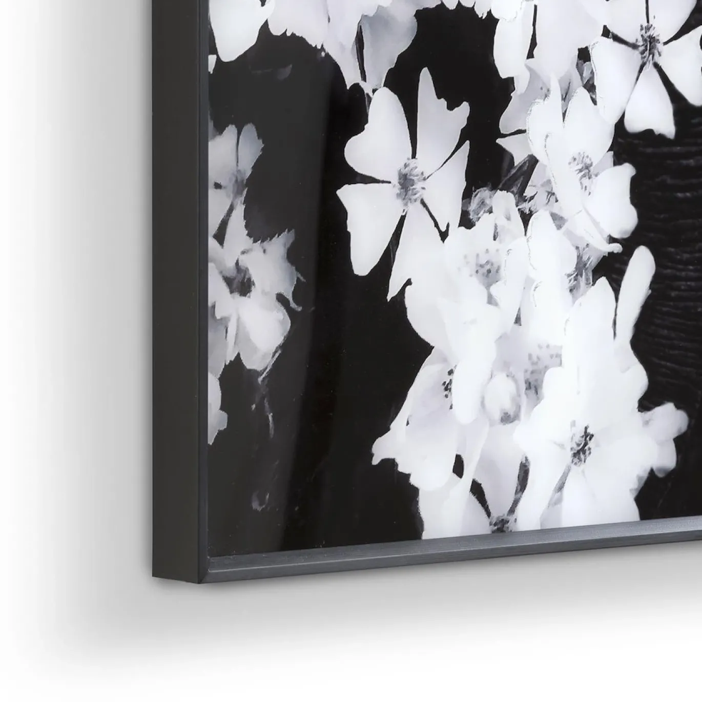 Coco Maison Fotoschilderij Flower Elephant 100x68cm Zwart