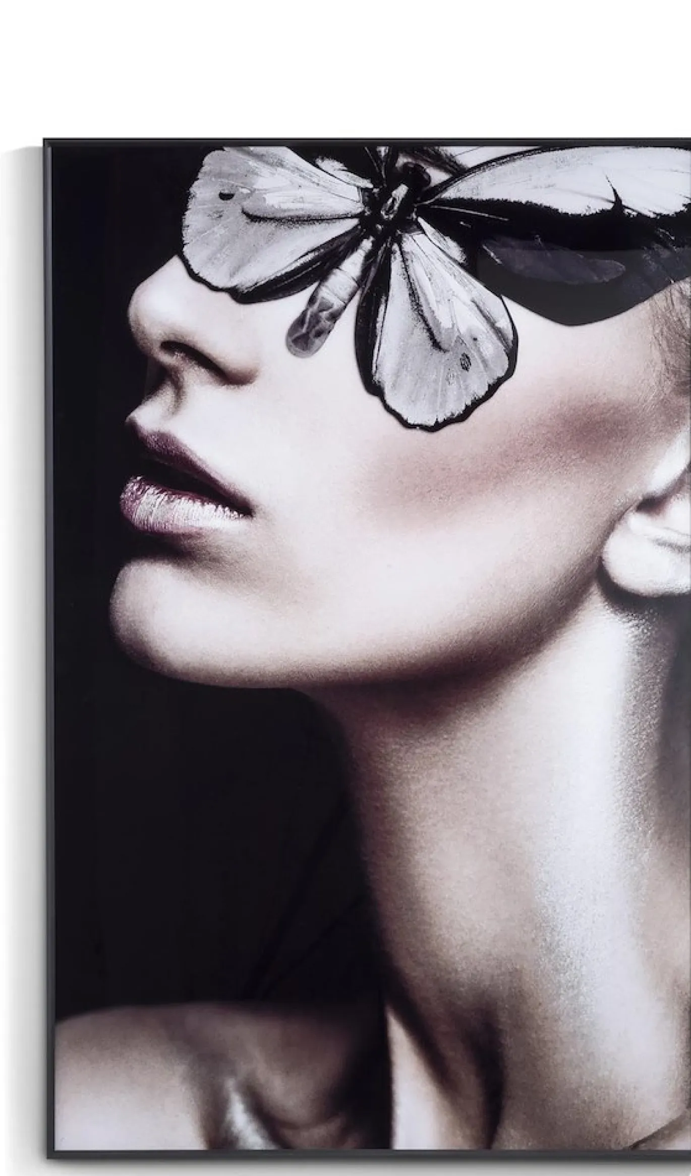 Coco Maison Fotoschilderij Mysterious B 90x140cm Antraciet