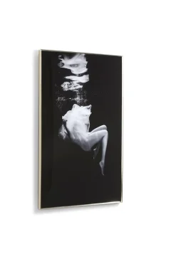 Coco Maison Fotoschilderij Under Water 90x140cm Zwart