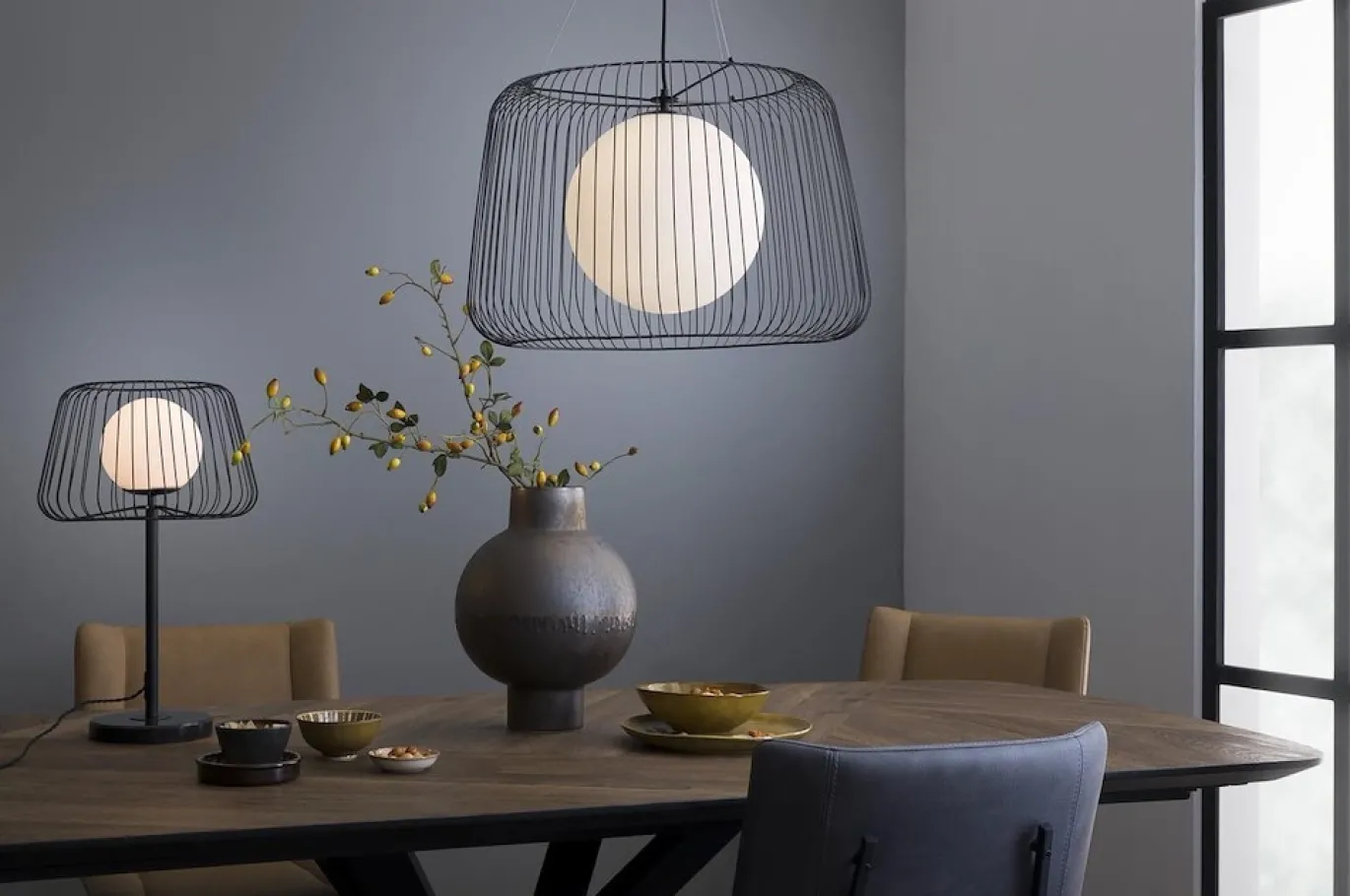 Coco Maison Hanglamp Ally 1-Lichts Zwart
