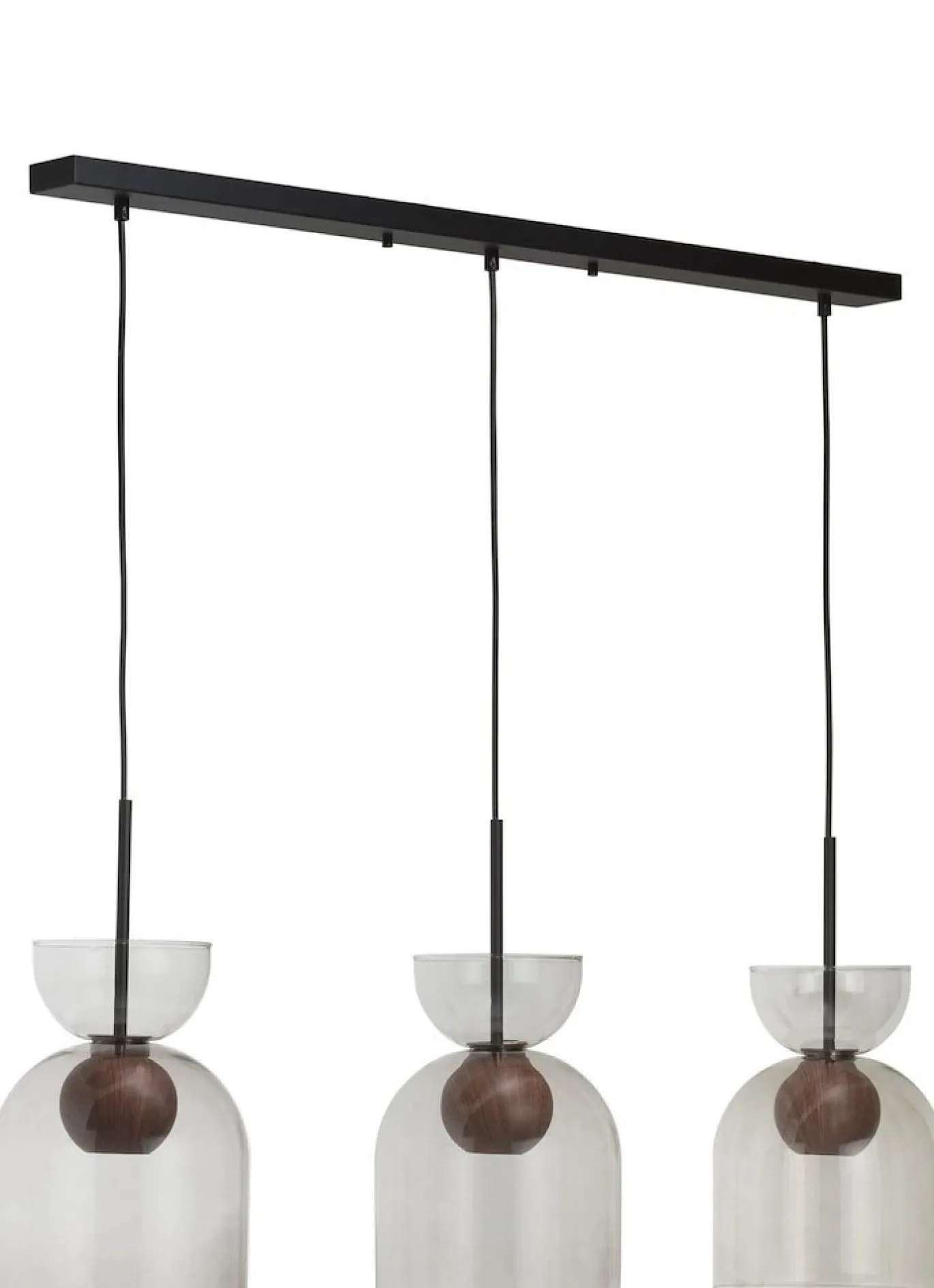 Coco Maison Hanglamp Skylar 3-Lichts Antraciet