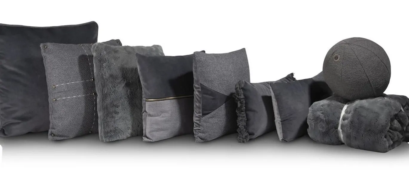 Coco Maison Plaid Timeless Evie 130x160cm Antraciet