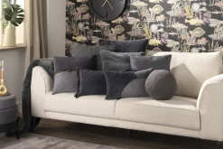 Coco Maison Plaid Timeless Evie 130x160cm Antraciet