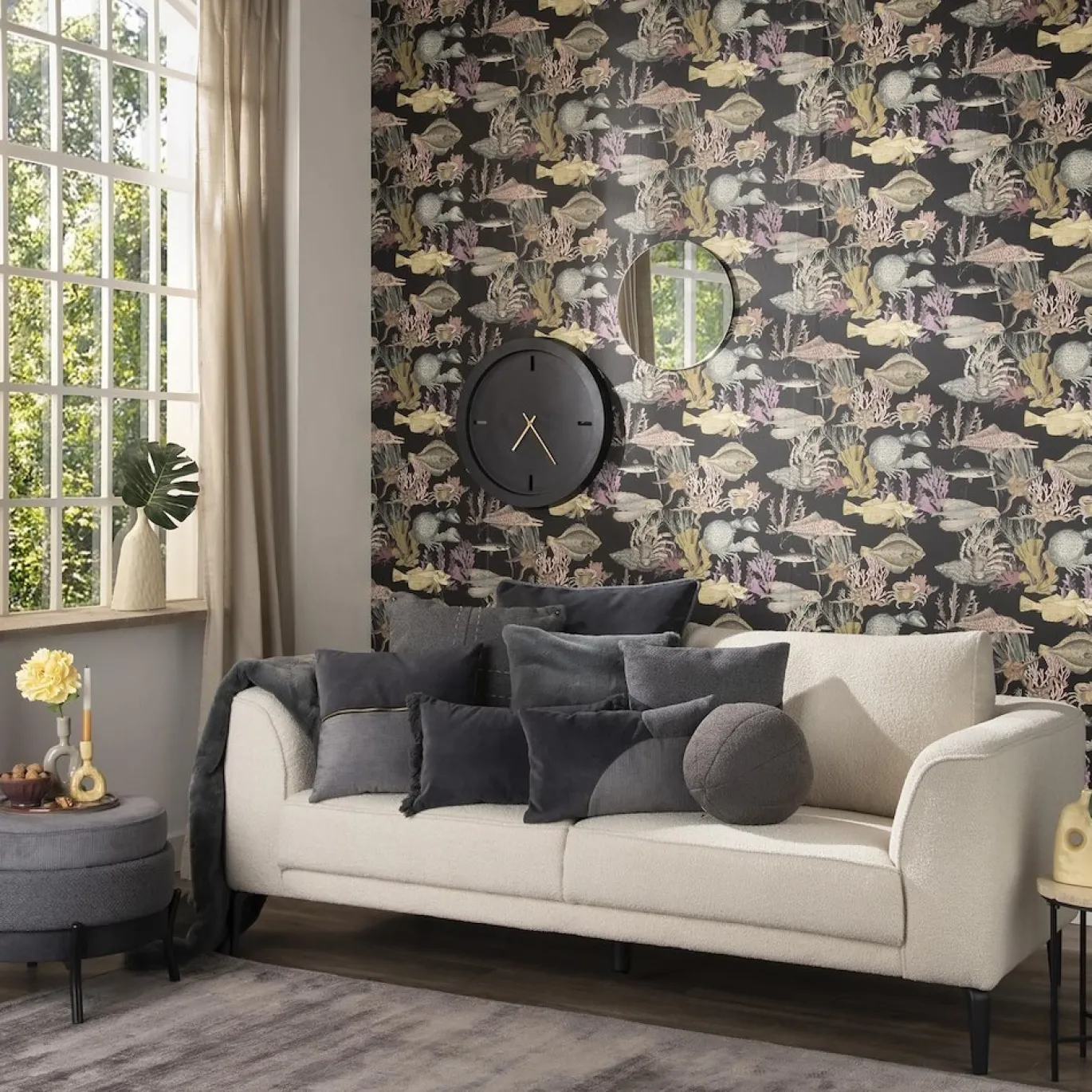Coco Maison Plaid Timeless Evie 130x160cm Antraciet