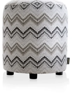 Coco Maison Poef Beautiq Lush Antraciet Ø42cm