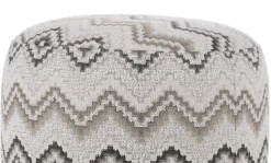 Coco Maison Poef Beautiq Lush Antraciet Ø42cm