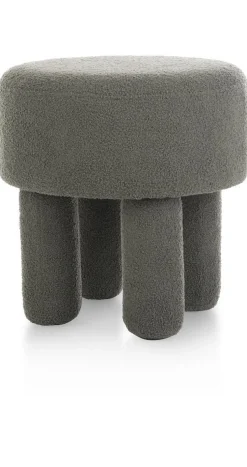 Coco Maison Poef Laurie 45cm Olijf