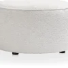 Coco Maison Poef Roan Rond Crème