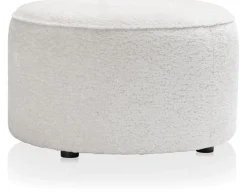 Coco Maison Poef Roan Rond Crème