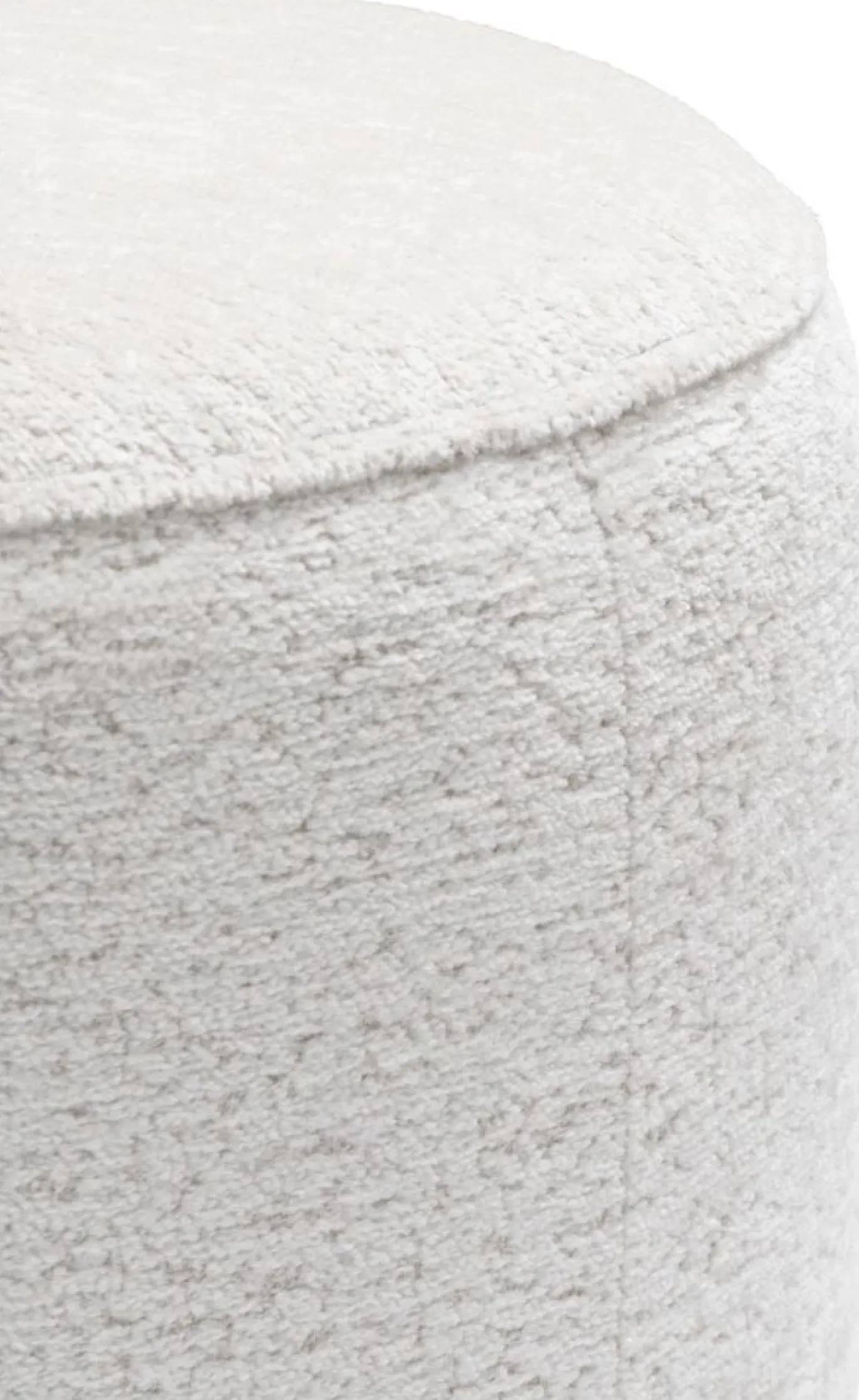 Coco Maison Poef Roan Rond Crème