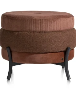 Coco Maison Poef Timeless Macaron 43cm Koper