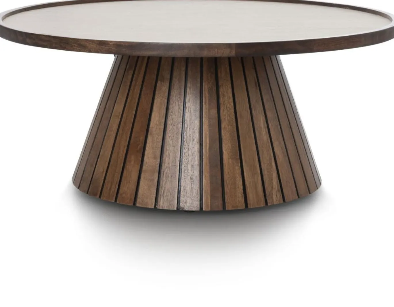 Coco Maison Salontafel Cleo Bruin Ø80cm