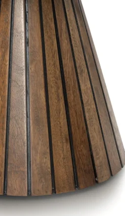 Coco Maison Salontafel Cleo Bruin Ø80cm