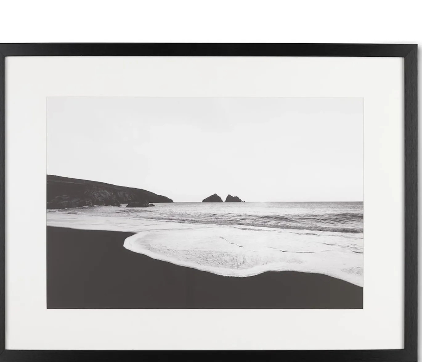 Coco Maison Schilderij Chill Waves Set van 2 60x80cm Zwart