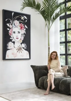 Coco Maison Schilderij Dior Flower 120x180cm