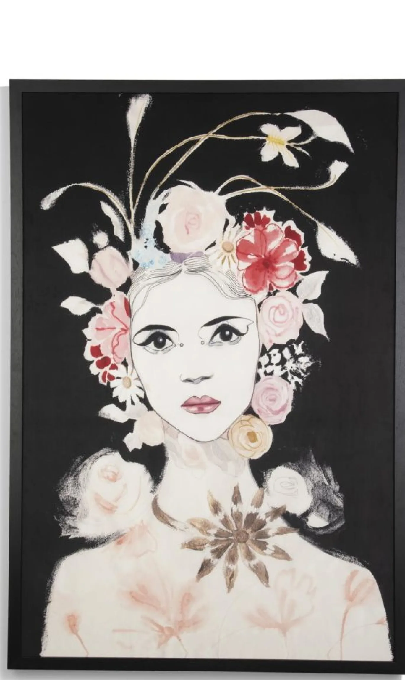 Coco Maison Schilderij Dior Flower 120x180cm