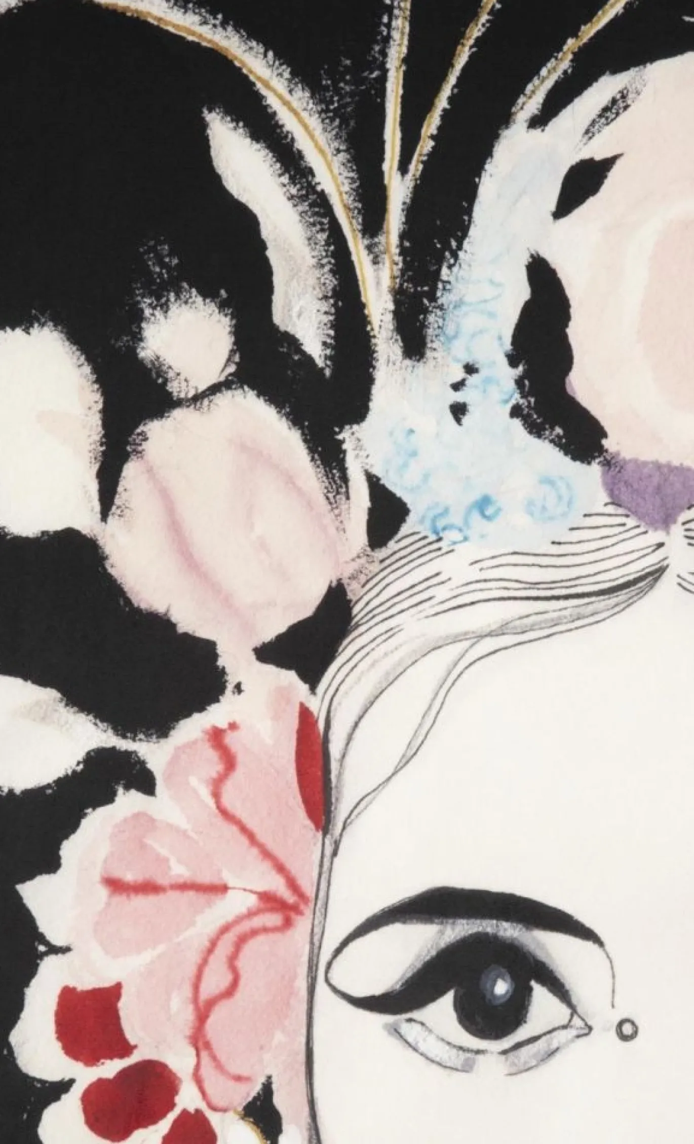 Coco Maison Schilderij Dior Flower 120x180cm