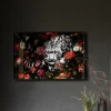 Coco Maison Schilderij Floral Cheetah 120x80cm