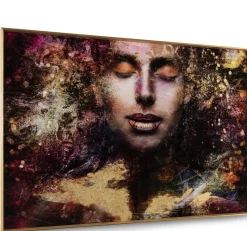 Coco Maison Schilderij Graffity Lady 120x80cm