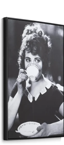 Coco Maison Schilderij Teatime 70x100cm Zwart