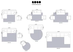 Coco Maison Vloerkleed Asta Crème Ø250cm